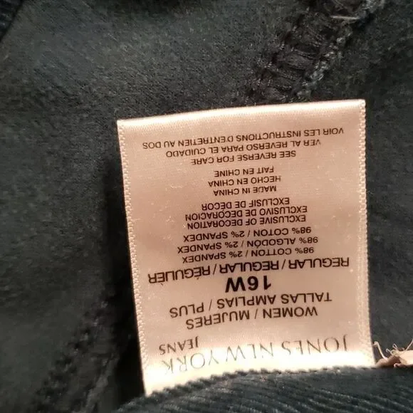 Jones new york womens pants size 16w - Picture 7 of 9